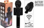 2dekans | Karaoke Microfoon FM - Zwart, Ophalen of Verzenden, Nieuw