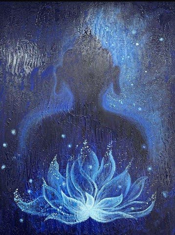 Nguyen T.H (1988) - Méditation 80 60 cm.