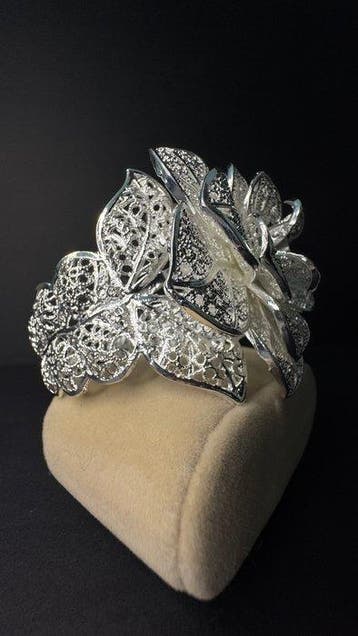 Zonder minimumprijs - Armband Zilveren armband met, Nieuw