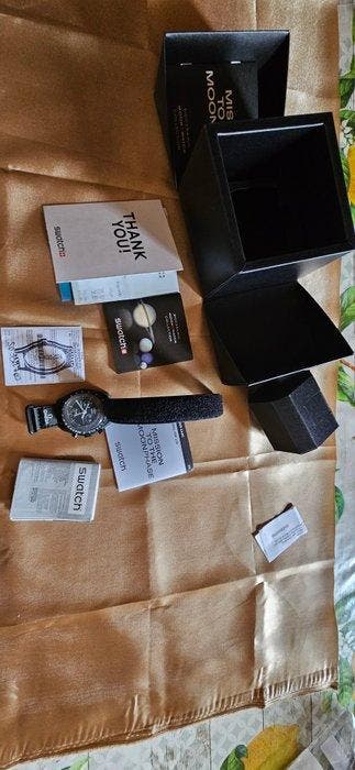 Omega - MoonSwatch - Mission to the Moon - Zonder, Nieuw