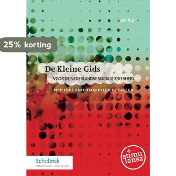 De Kleine Gids voor de Nederlandse sociale zekerheid 2019.2, Verzenden, Wolters Kluwer