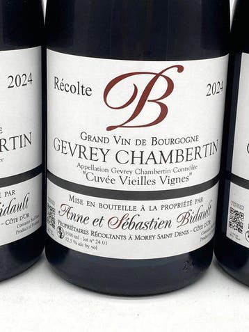 2024 Domaine Anne et Sébastien Bidault Gevrey-Chambertin, Collections