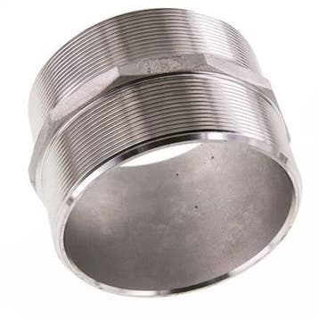 Double embout G4 en acier inoxydable Joint plat 16bar, Bricolage & Construction, Verzenden