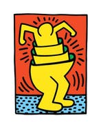 Keith Haring (1958-1990) - “Cup man, 1989”.