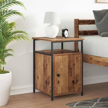 vidaXL Nachtkastje 2 st Oud hout Bewerkt hout, Huis en Inrichting, Verzenden, Nieuw