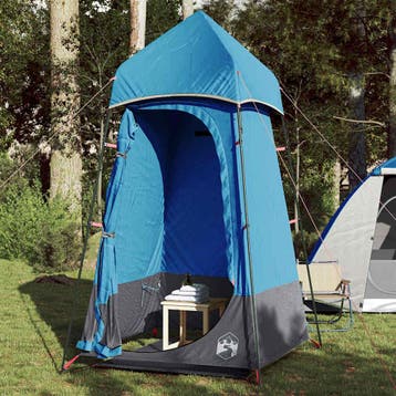 vidaXL Toilettent waterdicht blauw, Verzenden, Nieuw