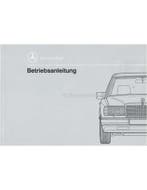 1990 MERCEDES BENZ E KLASSE INSTRUCTIEBOEKJE DUITS