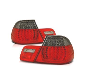 FEUX ARRIÈRE BMW E46 COUPÉ 03-06 FULL LED ROUGE FUMÉ, Verzenden