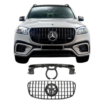 Grill | Mercedes GLS X167 | 11/2023+ | Panamericana GT look, Verzenden, Nieuw