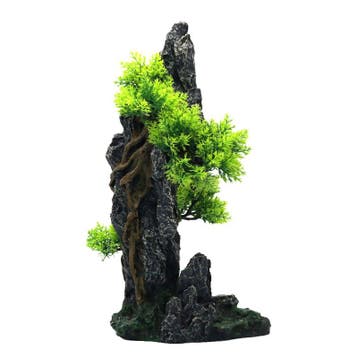 Steile Rots 34 cm / Aquariumdecoratie As-103 (Hardscaping), Verzenden, Nieuw, Gevuld zeewateraquarium
