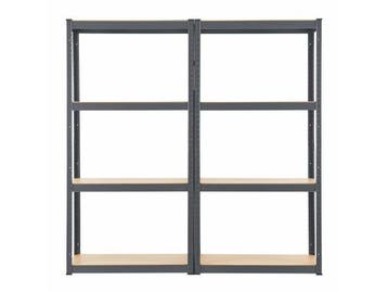 Veiling - 2 stuks Magazijnstelling / Opbergrek - Easy - Grij