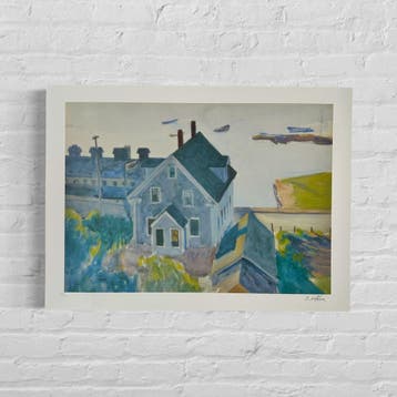 Edward Hopper Gloucester Factory and House Lithografie