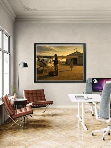 Luc Best - Last Flight (on Canvas)