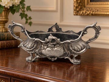 Jardinière - Tin, Metaal - jardinière figuratief, Antiquités & Art