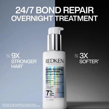Redken Acidic Bonding Concentrate 24/7 Day &amp; Night Serum, Verzenden, Nieuw, Gel, Wax, Haarlak of Mousse