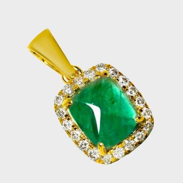 Sans prix de réserve - Pendentif - 14 carats Or jaune, IGI