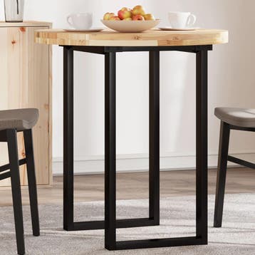 vidaXL Tafelblad rond Ø 70x4 cm massief acaciahout, Verzenden