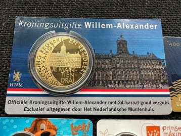 Nederland. Diverse munten/penningen in coincard (20x), Postzegels en Munten, Munten | Nederland