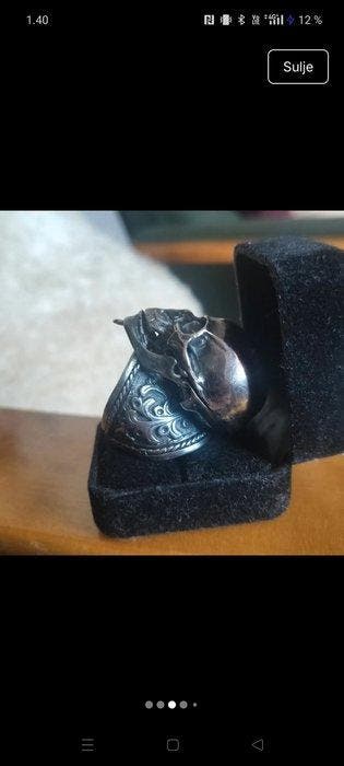 Zonder minimumprijs - Ring Zilver Opaal - zilveren, Handtassen en Accessoires, Ringen, Nieuw