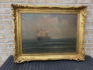 Romain Steppe (1859-1927) - Marine, Antiquités & Art