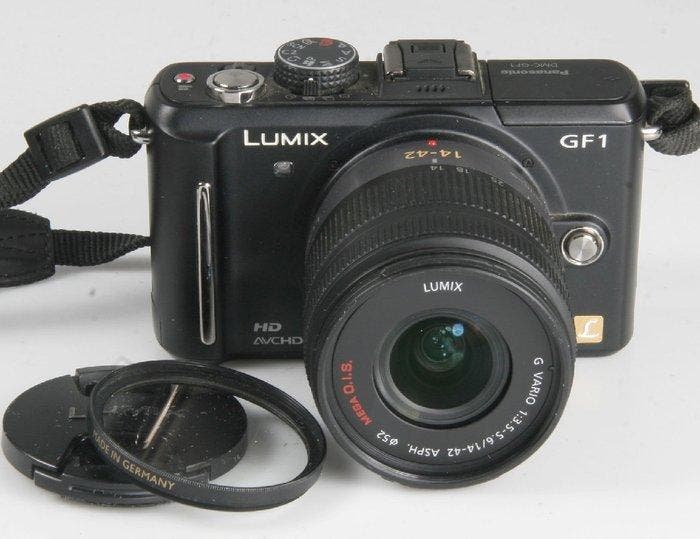 Panasonic DMC-GF1 + 14-42 mm zoom - Spiegelloze camera, Audio, Tv en Foto, Fotocamera's Digitaal