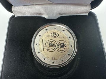 België. 2 Euro 2026 SNCB Reverse Proof (Zonder