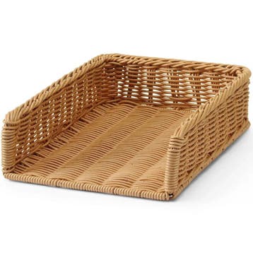 Broodmand | RVS/Kunststof | Bruin | 395x295x105(h)mm HENDI, Verzenden