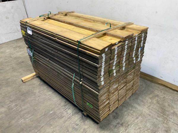 Veiling - 100x Grenen plank geschaafd 180x20x2cm, Bricolage & Construction, Bois & Planches