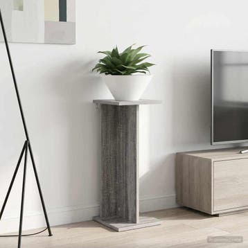 vidaXL Plantenstand Grijs Sonoma 25 x 25,5 x 60,5 cm Bewerkt, Tuin en Terras, Verzenden, Nieuw