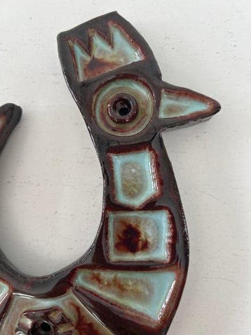 Assiette murale - Céramique - oiseau