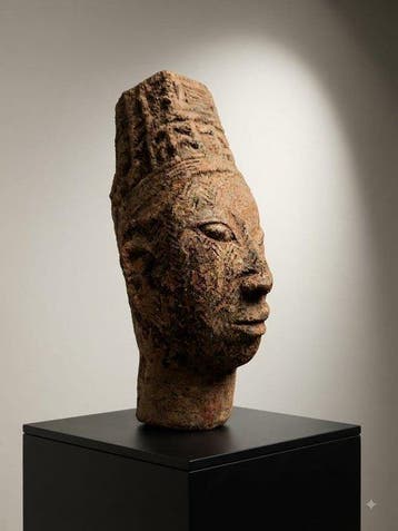 Wandelstok - Klei - Ife (en Yoruba Ilé-If)