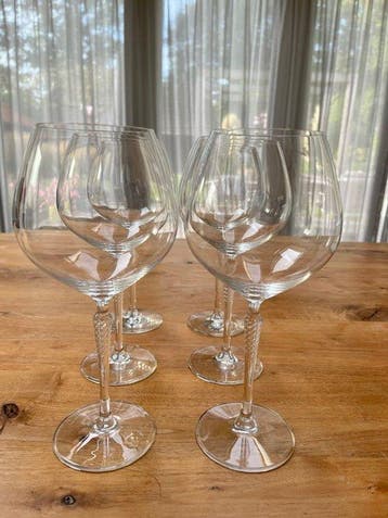 Verre à vin (6) - Cristal - verres à vin de Bourgogne