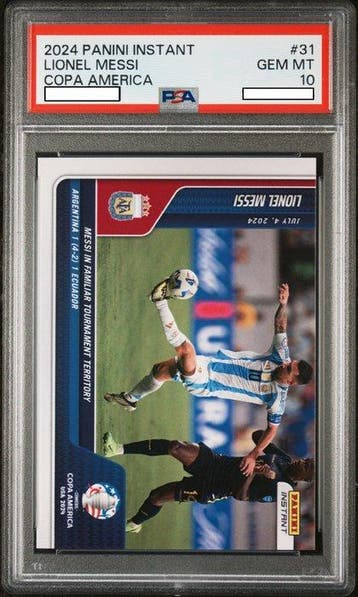 Lionel Messi - 2024 Panini Instant American Cup #31 Graded, Nieuw