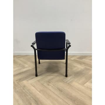 VDS zorgstoel, Blauw -  zwart, Gebruikt, Zwart, Eén