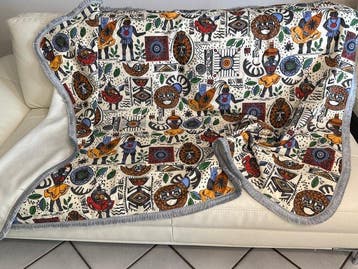 San Leucio - Groot en exclusief kasjmierplaid met