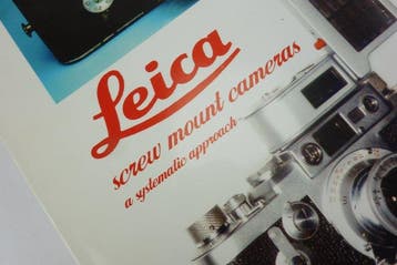 FILIPPO GIUNTA - Leica Screw mount cameras a systematic