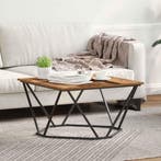 vidaXL Salontafel Oud Hout 80 x 80 x 45 cm Engineered hout, Verzenden