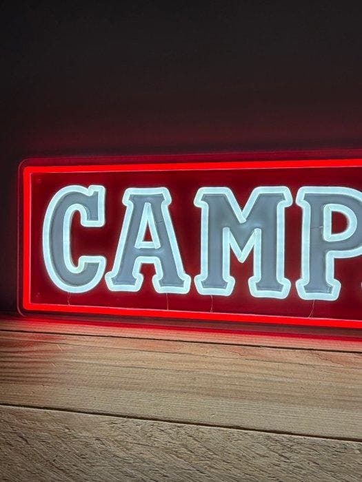 Campari - Neonlichtbord - plexiglas, Antiquités & Art, Antiquités | Assiettes décoratives & Carrelages