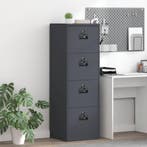 vidaXL Bestandkast Antraciet 45,5 x 42 x 139 cm Koudgewalst, Verzenden, Nieuw