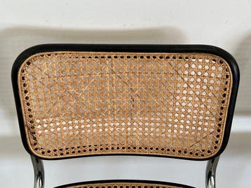 Gavina - Marcel Breuer - Stoel (3) - Staal, Paglia di Vienna