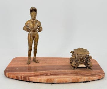 Bureauset - Armadura Carlos V - Marmer, Brons