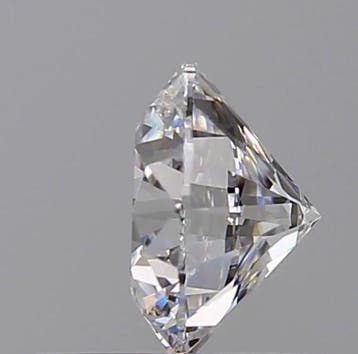 1 pcs Diamant (Natuurlijk) - 0.80 ct - Rond - E - VVS2 -