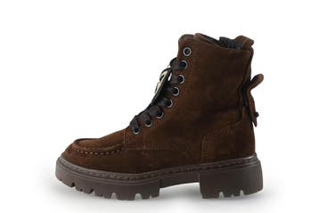 Nubikk Veterboots Meisjes in maat 28 Bruin, Kinderen en Baby's, Verzenden, Jongen of Meisje, Nubikk, Schoenen