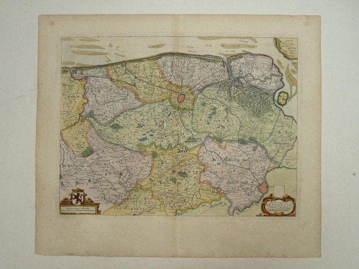 België - Vlaanderen / Brugge / Zeeuws Vlaanderen / Gent; A., Boeken, Atlassen en Landkaarten