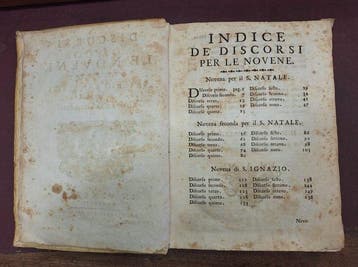 Saverio Vanalesti - Discorsi per le Novene - 1752