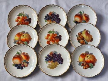 Schumann Arzberg Bavaria & 1929 - 1946 - Dessertservies (9)