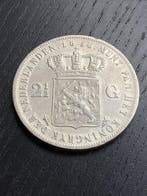 Nederland. Willem III. 2 1/2 Gulden 1856 (Zonder
