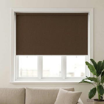 vidaXL Buitenrolgordijn 90% UV-blok Bruin 140 x 140 cm HDPE, Verzenden