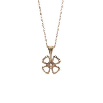 Bvlgari - Collier avec pendentif or rose