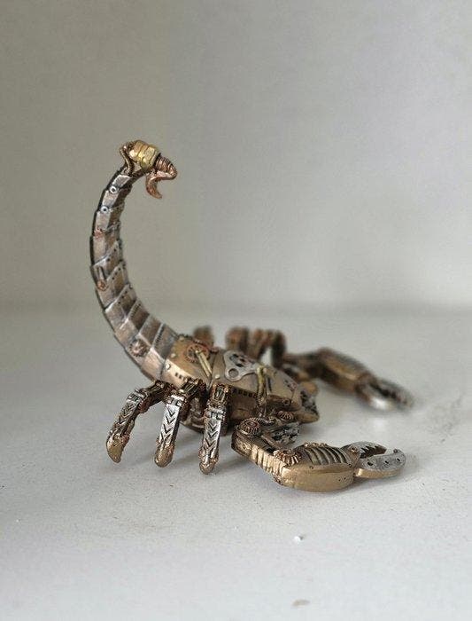 Exclusief S.Buru - Sculpture, XXL STATUE-signed***SCORPIO, Antiquités & Art, Curiosités & Brocante